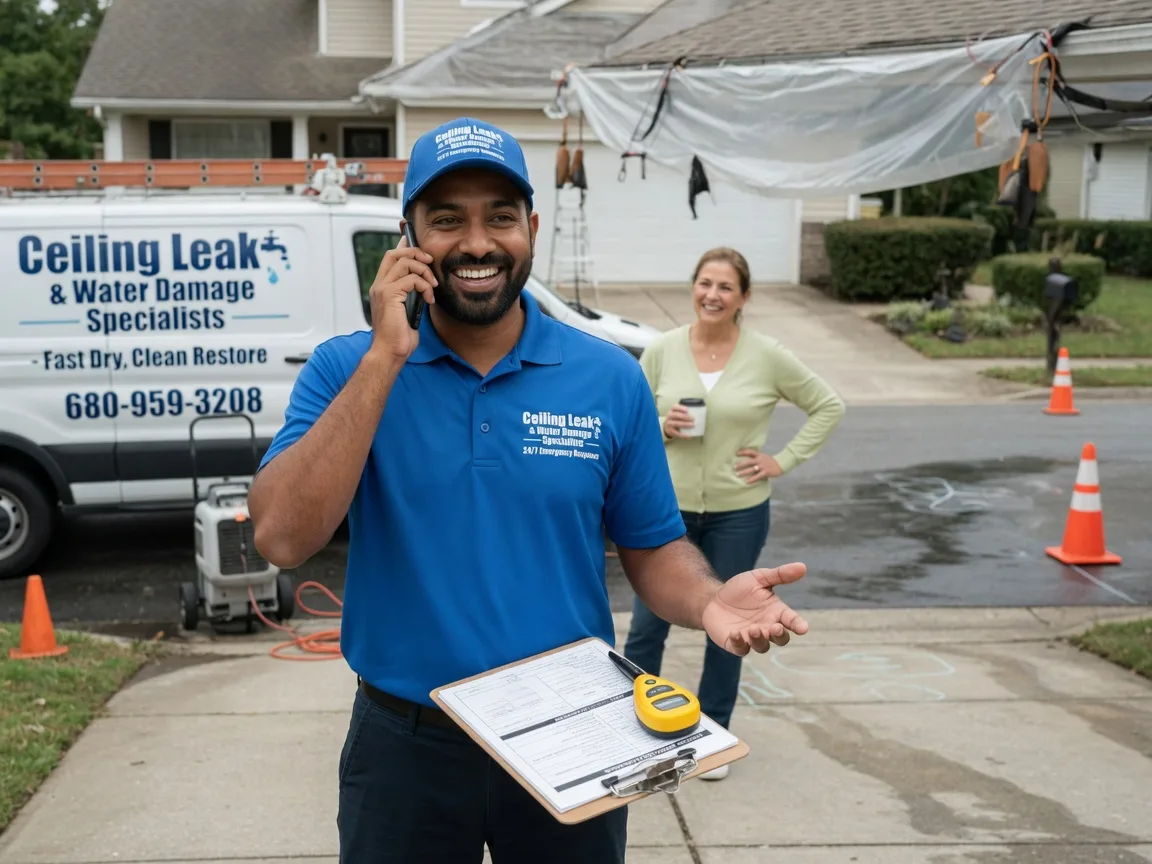 Ceiling Leak Cleanup Hallsville, MO FAQs